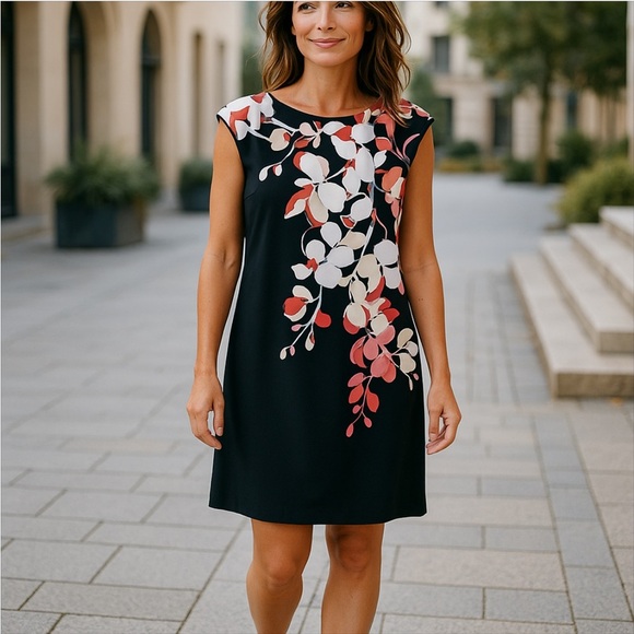 New York & Company Black Dress | Size 10 | Classic LBD Work or Special Occasion - Picture 5 of 6